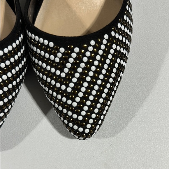 Callisto Black and White Women's Shoes - Picture 4 of 5